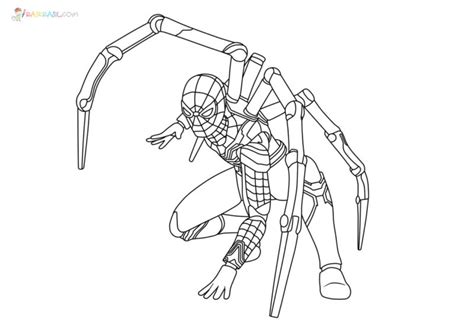 Coloriage Iron Spider à imprimer