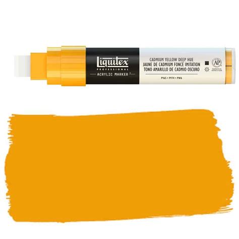 Amarillo Cadmio Oscuro Liquitex Paint Marker Punta Ancha Colores