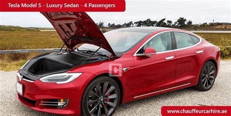 Tesla Model S Chauffeur Car Hire Dubai Rent A Car With Driver