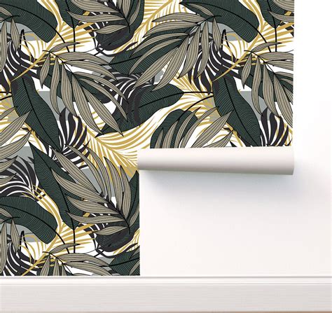 Tropical Wallpaper Peel and Stick Wallpaper Self Adhesive | Etsy