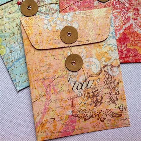 Handmade Coin Envelopes Junk Journal Smashbook Scrapbook Etsy Art