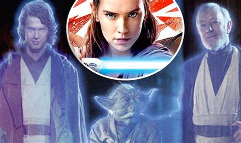 Star Wars 8: Rey led by Anakin, Yoda and Obi-Wan's Force ghosts ...