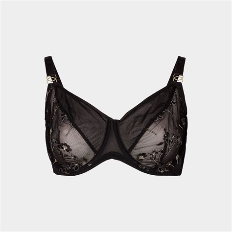 Soutien Gorge Emboîtant Broderie Noir Femme Grande Taille La Halle