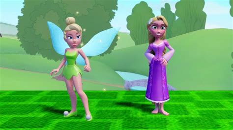 Tinkerbell vs Rapunzel | Superheroes | Disney Infinity Gameplay - YouTube