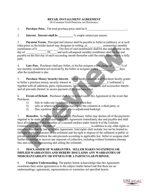 Payment Plan Contract For Puppies In Wayne Us Legal Forms