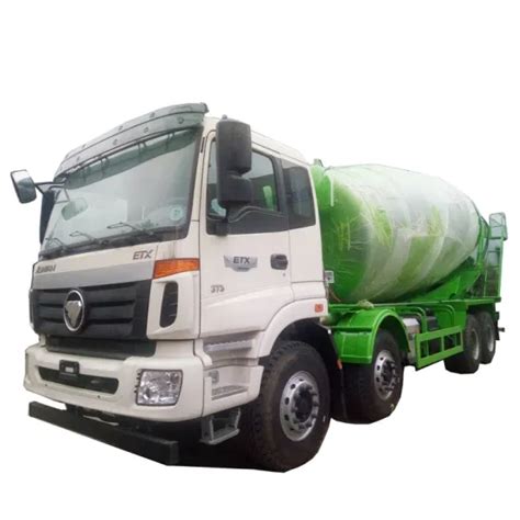 Heavy Duty Foton Auman 8X4 Concrete Cement Mixer Truck 12 Wheeler 12cbm