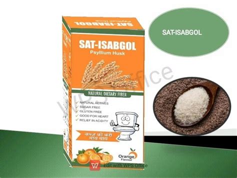 Brown Sat Isabgol Powder Packaging Type Box Packaging Size 200gm At