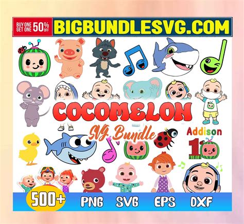 Cocomelon Svg Bundle Cocomelon Svg Cut File Cocomelon Etsy Images And