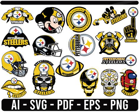 Free Pittsburgh Steelers Svg Cut File For Cricut