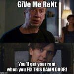 Spiderman Rent Meme Generator Imgflip