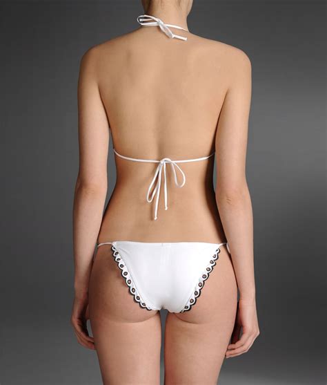 Lyst Emporio Armani Bikini In White