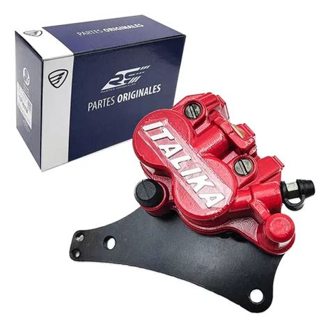 Caliper Freno Delantero Rojo Italika Rt F Env O Gratis