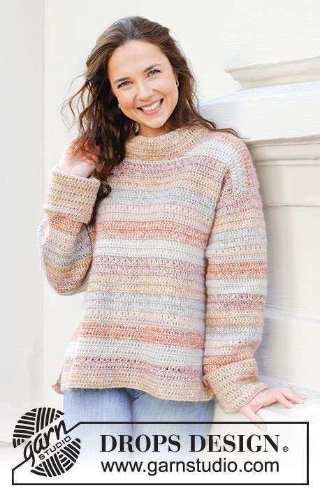 Lakeside Watercolour Sweater DROPS 245 28 Kostenlose