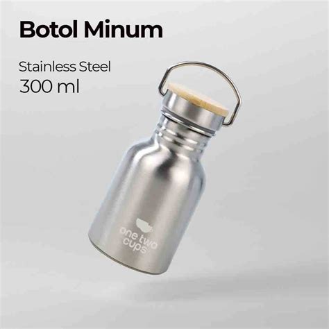 Jual One Two Cups Botol Minum Stainless Steel Water Bottle