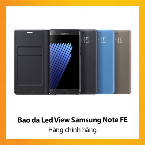 Bao Da Led View Samsung Note Fe H Ng Ch Nh H Ng Shopee Vi T Nam