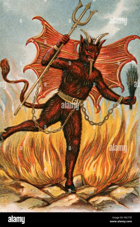 1900s germany krampus devil postcards hi-res stock photography and ...