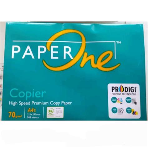 Jual [1 Rim 500 L] Kertas A4s Paperone 75 Gram Kertas Hvs Kertas