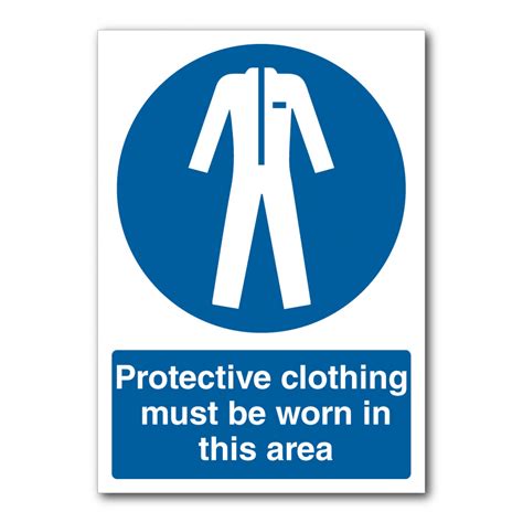 Safety Signs Protective Clothing Sign Puffin Plastics