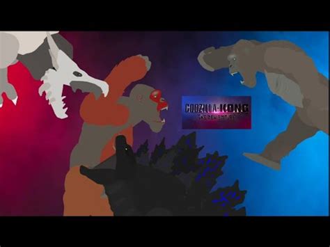 Godzilla And Kong Vs Shimu And Scar King Full Cut Godzilla X Kong