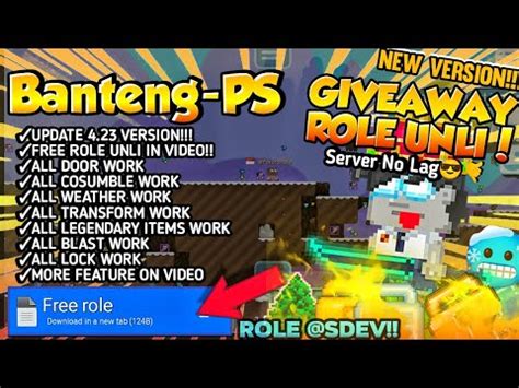 GTPS FREE ROLE UNLI COY GTPS TERBARU 2023 BEST GTPS