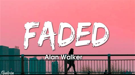 Alan Walker Faded Lyrics Youtube