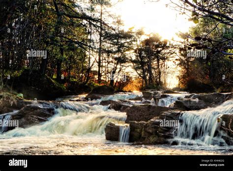 Falls of Dochart Waterfall, Killin, Scotland Stock Photo - Alamy