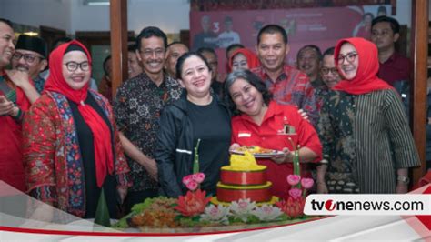 Syukuran Hut Ke Pdip Di Solo Puan Maharani Sebut Pdip Sedang