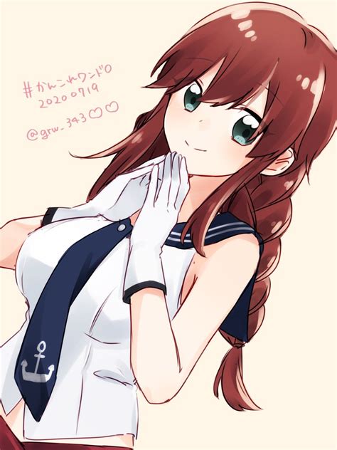 艦これ「能代おめでとう 能代進水日 艦これ版深夜の真剣お絵描き60分一本勝負 艦」たむらさしみのイラスト