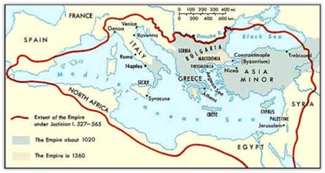 Constantinople Map Byzantine