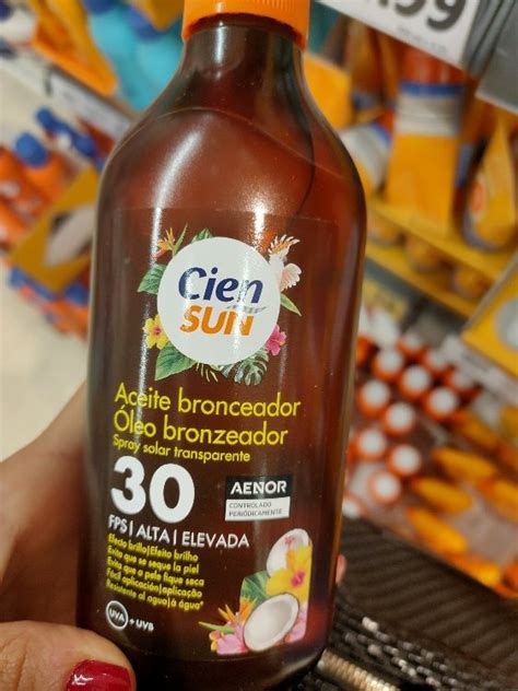 Cien Sun Aceite Bronceador Ml Fps Inci Beauty