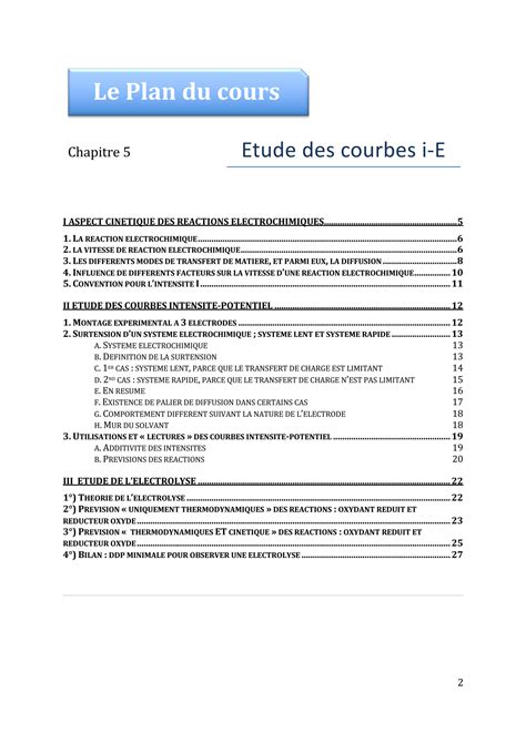 Solution Chapitre Etude De L Aspect Cin Tique Des R Actions D