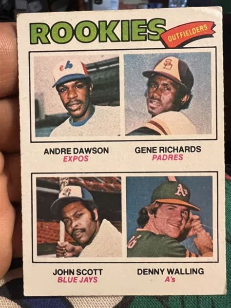 Topps Andre Dawson Montr Al Expos Rc Eur Picclick Fr