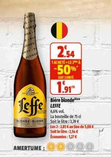 Promo Bi Re Blonde Leffe Chez Coccinelle Express Icatalogue Fr