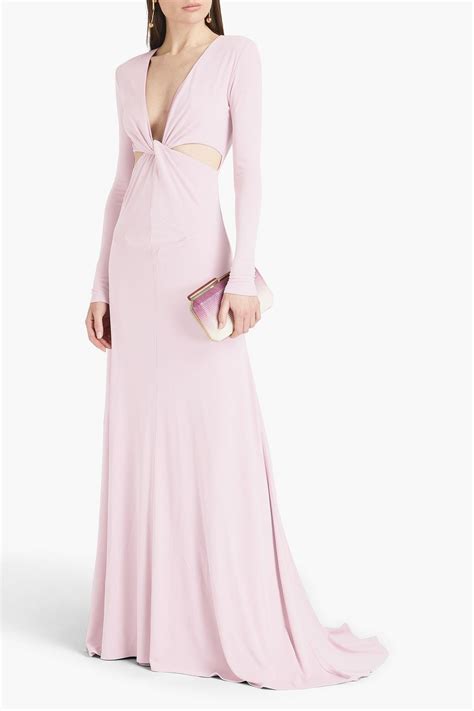 Halston Andie Twisted Jersey Gown The Outnet