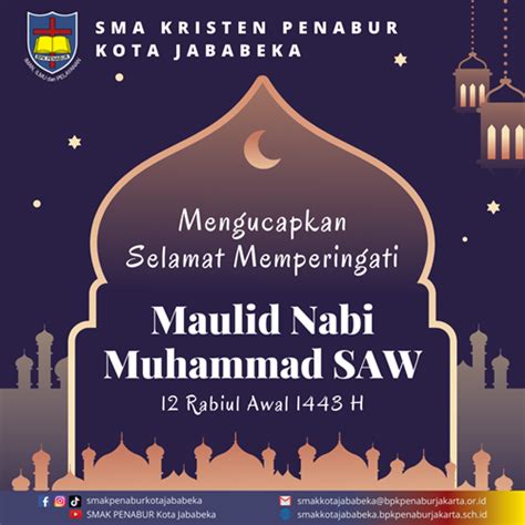 Selamat Memperingati Maulid Nabi Muhammad Saw 2021