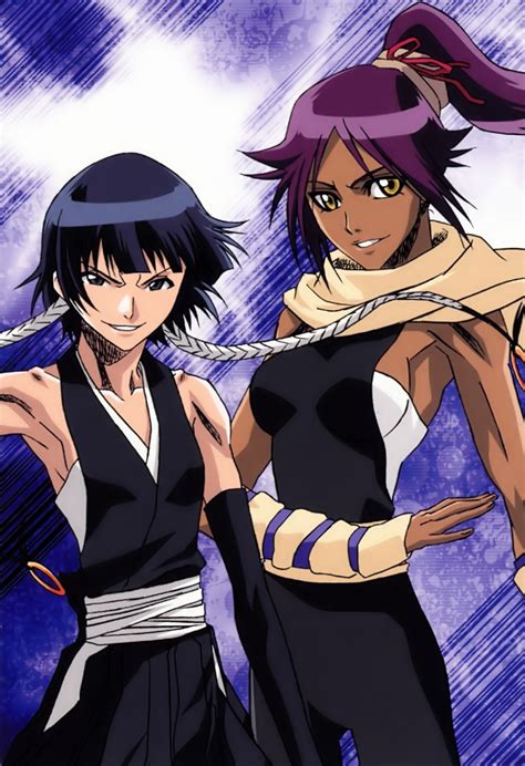 Shihouin Yoruichi And Sui Feng Bleach Danbooru