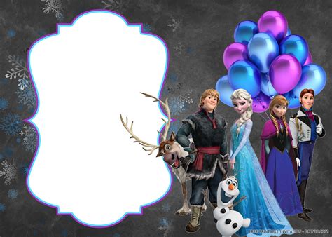 Free Printable Disney Frozen Invitation Templates