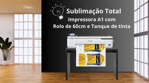 Impressora Para Sublimação Total - Impressora Sublimatica De Rolo 61cm A1 Sublimação Total Branco | Frete ...