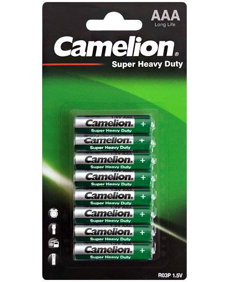 R Super Heavy Duty Green Primary Batteries Products Camelion