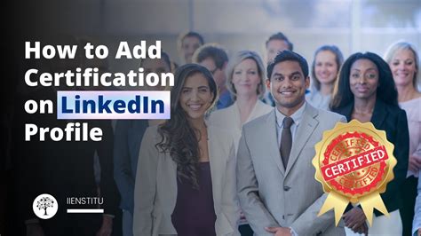 How To Add Certification On Linkedin Profile Youtube