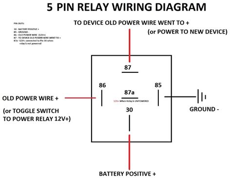 Relay Pinout Diagram » Wiring Diagram