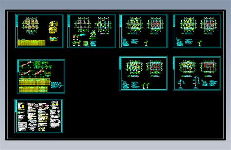 私人别墅建筑结构带效果图autocad 2000模型图纸下载 懒石网