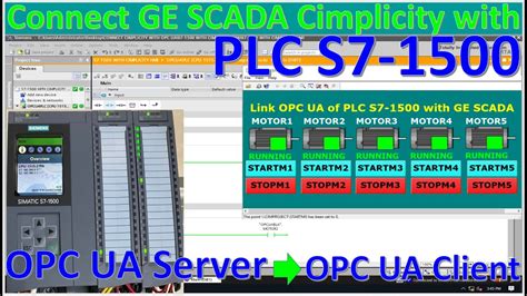 CONNECT SIEMENS TIA PORTAL V17 WITH GE SCADA PROFICY CIMPLICITY HMI BY