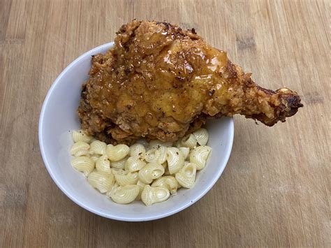 Homemade Fried Chicken With Mac And Cheese Rfood