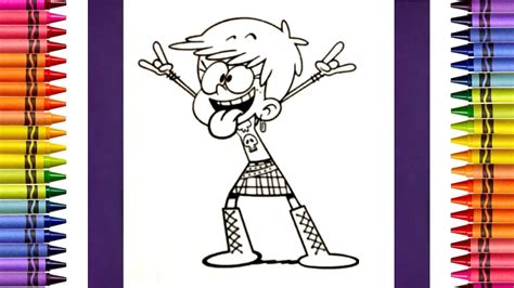 Luna Loud House Coloring Pages