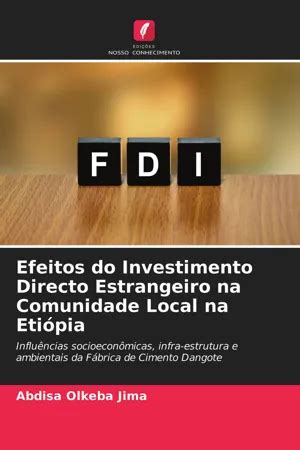 PDF Efeitos Do Investimento Directo Estrangeiro Na Comunidade Local