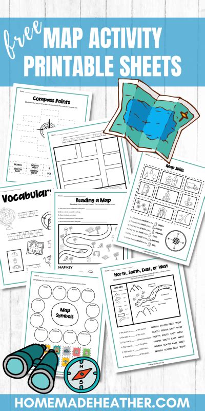 Free map activity printables – Artofit