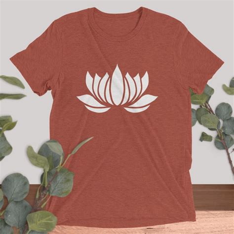 Lotus Flower Shirt Lotus T Shirt Lotus Pattern Tee Minimalist Tee