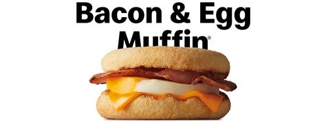 Bacon Egg McMuffin Breakfast Menu McDonald S AU