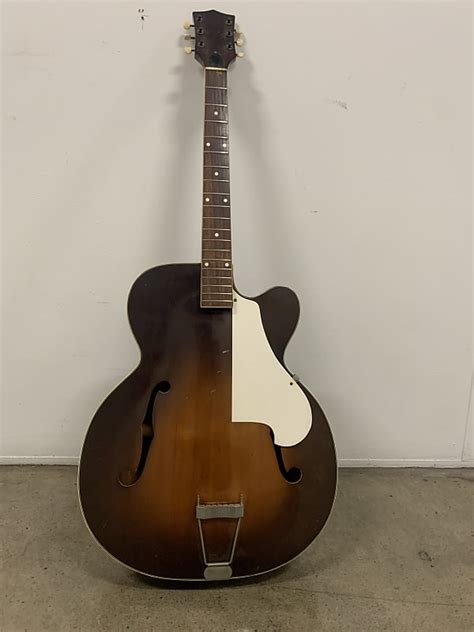 Kay Jumbo Archtop 1960s Sunburst Project Guitar Reverb